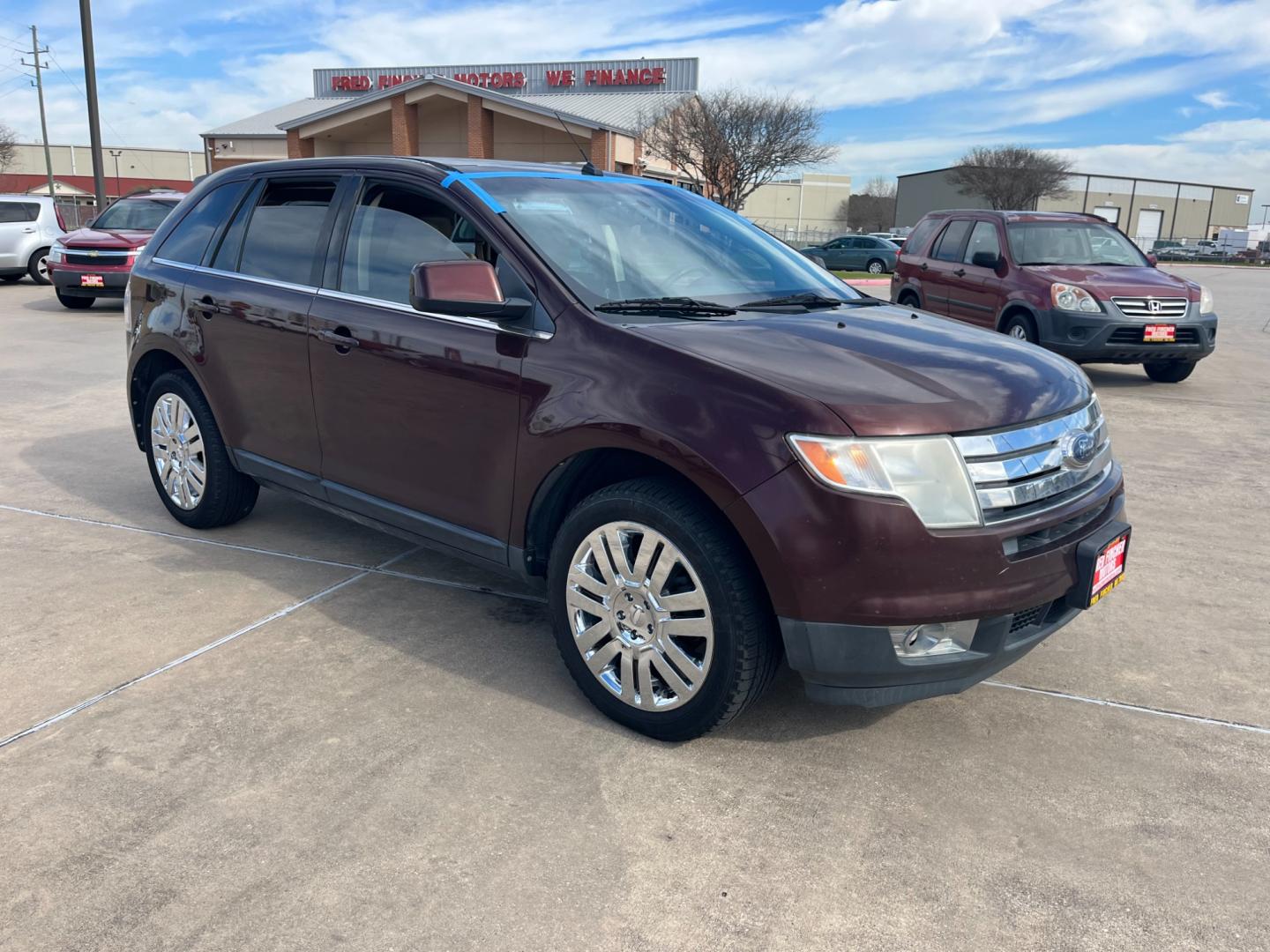 2009 BROWN /TAN Ford Edge (2FMDK39C09B) , Automatic transmission, located at 14700 Tomball Parkway 249, Houston, TX, 77086, (281) 444-2200, 29.928619, -95.504074 - Photo#0